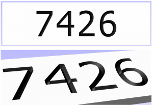 House Number Sign